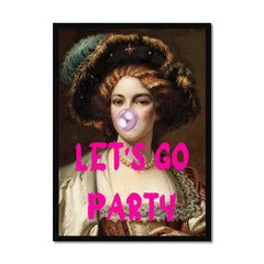Altered Vintage Art - Let's go party