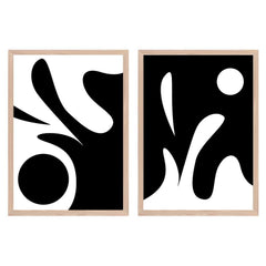 Monochrome Black and White Duo