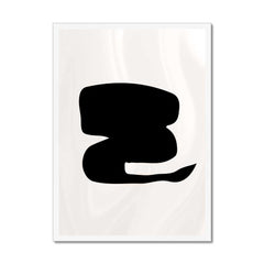 Singular Essence: Black on Beige