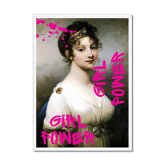 Altered Vintage Art - Girl Power