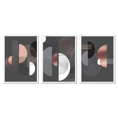 Earth Tones: Set of 3 Abstract Prints