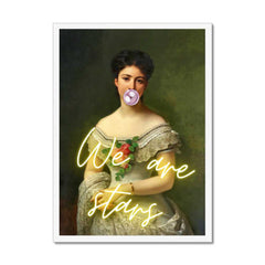 Altered Vintage Art - We are stars