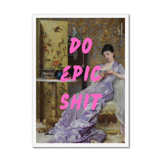 Altered Vintage Art - Do epic shit