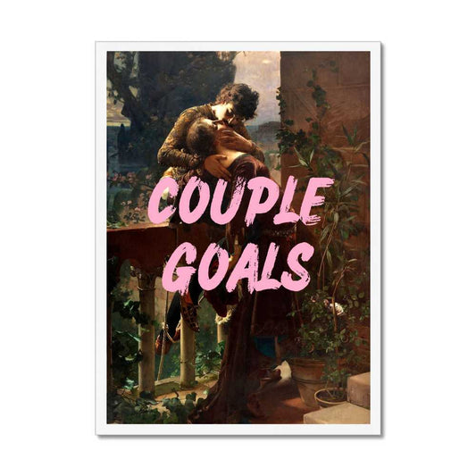 Altered Vintage Art - Quote: Couple Goals