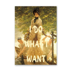 Altered Vintage Art - I do what I want