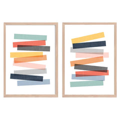 Abstract Stripes Duo