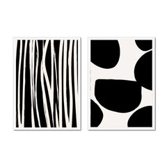 Monochrome Medley: Set of 2 Prints
