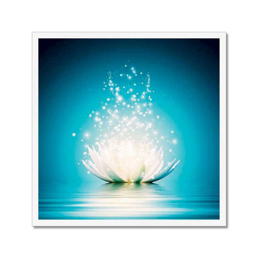 Zen White Lotus Flower