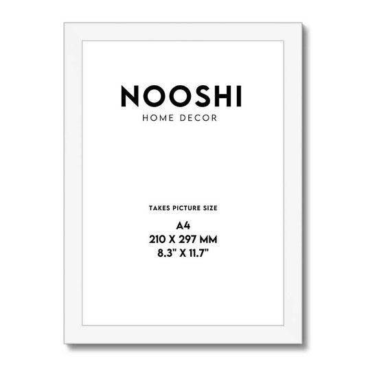 A4 White Frame