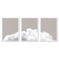 Beige Clouds Trio