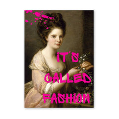 Altered Vintage Art - It's called fashion