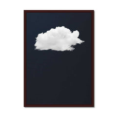 Canvas - Navy Blue Cloud Art