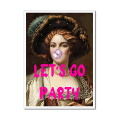 Altered Vintage Art - Let's go party