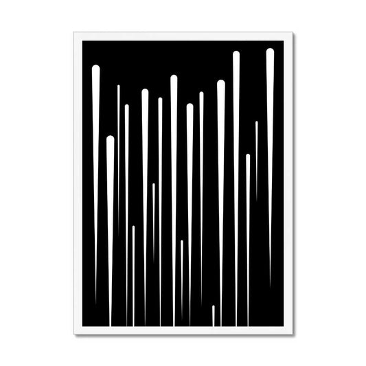 Monochrome Minimalism: White Lines