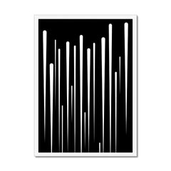 Monochrome Minimalism: White Lines