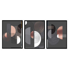 Earth Tones: Set of 3 Abstract Prints