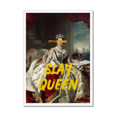 Altered Vintage Art - Quote: Slay queen