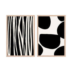 Monochrome Medley: Set of 2 Prints