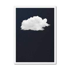 Cloud Wall Art - Navy Blue