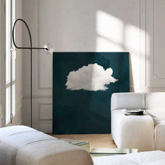 Canvas - Teal Cloud Art