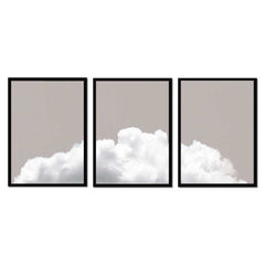 Beige Clouds Trio