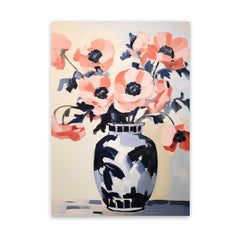 Blush Blossoms: Pink Flowers in a Vase