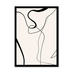 Beige Aesthetic Line Art