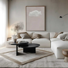 Canvas - Beige Cloud Art