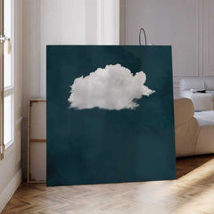 Canvas - Teal Cloud Art