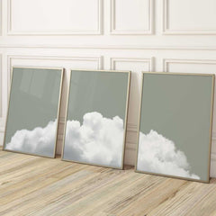 Sage Green Clouds Trio
