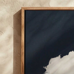 Canvas - Navy Blue Cloud Art