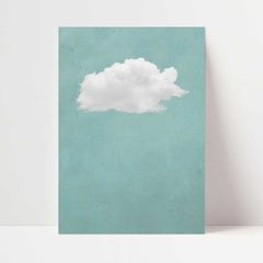 Canvas - Green Cloud Art