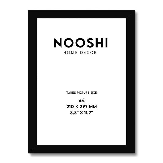 A4 Black Frame