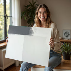 Minimalist Grey & White Abstract Wall Art - Mono Harmony – Digital Download