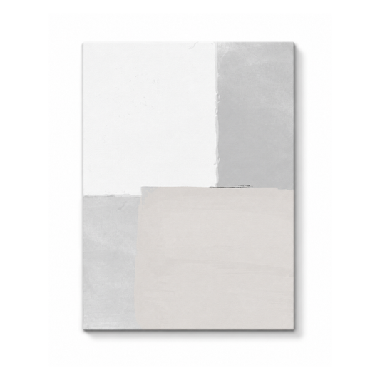Neutral Grey & Beige Abstract Wall Art Print | Minimalist Downloadable Artwork for Modern Contemporary Interiors