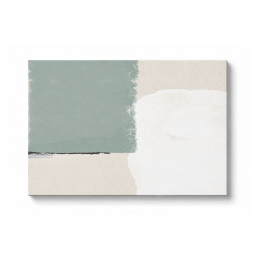 Sage Green Abstract Wall Art Print | Minimalist Modern Downloadable Artwork for Calm Contemporary Interiors