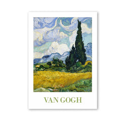 Wheat Field with Cypresses - Vincent van Gogh