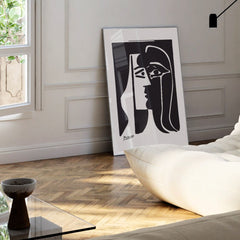 Pablo Picasso - Black and White Face