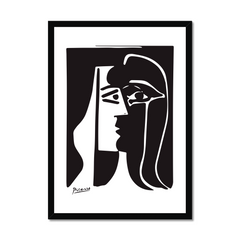 Pablo Picasso - Black and White Face