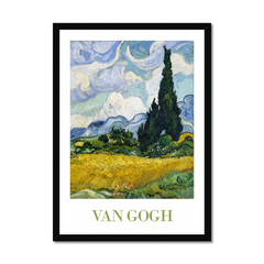 Wheat Field with Cypresses - Vincent van Gogh