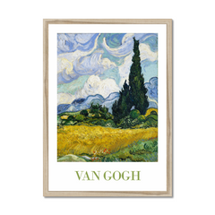 Wheat Field with Cypresses - Vincent van Gogh