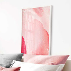 Pink Abstract Wall Abstract