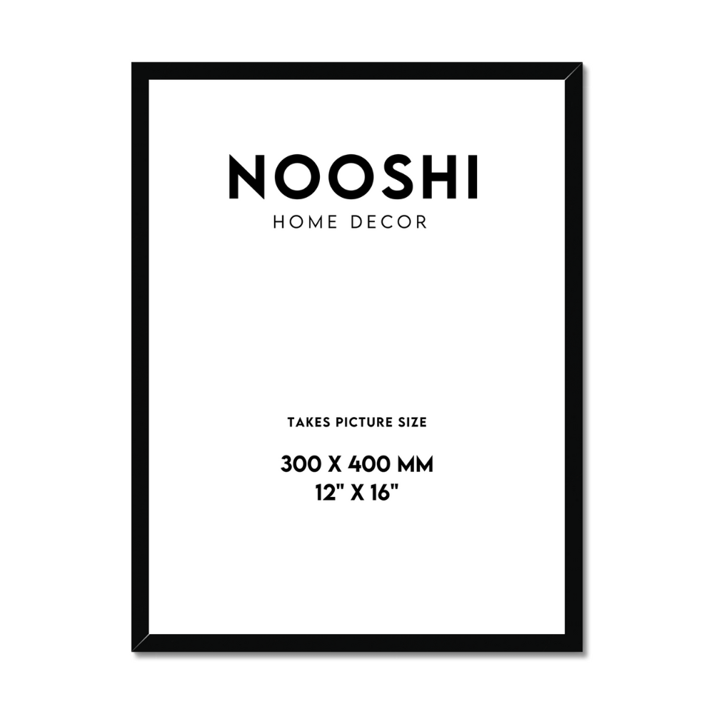 12"x 16" Black Frame
