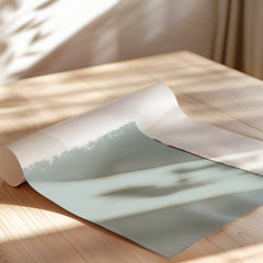 Sage Green & Beige Abstract Wall Art – Neutral Modern Canvas for Calm Home Decor