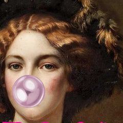 Altered Vintage Art - Let's go party