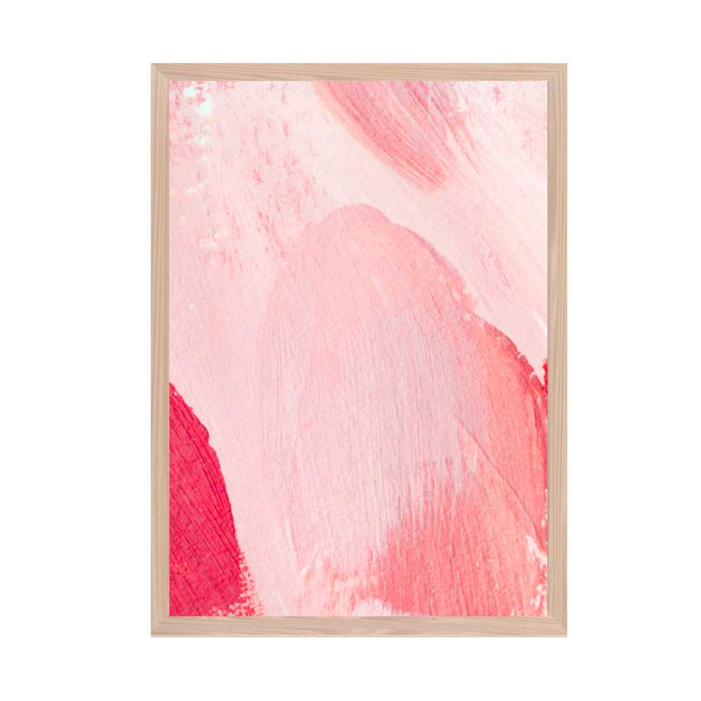Pink Abstract Wall Abstract