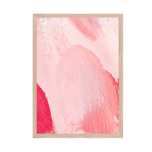 Pink Abstract Wall Abstract