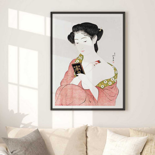 Woman in Underclothes by Goyō Hashiguchi | Japanese Ukiyo-e Wall Art | Vintage Shin-Hanga Printable Download | Elegant Geisha Artwork | Digital Wall Art