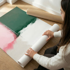 Serene Quartet Printable Wall Art | Pastel Abstract Print | Minimalist Scandinavian Neutral Decor | Digital Download