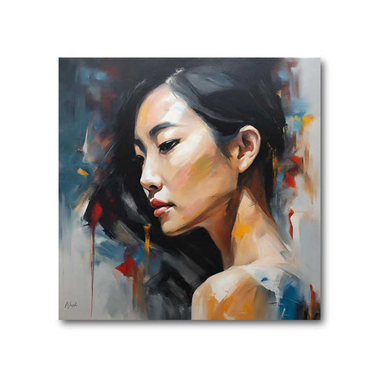 Modern Women Portrait Collection – Printable Digital Wall Art - Selene